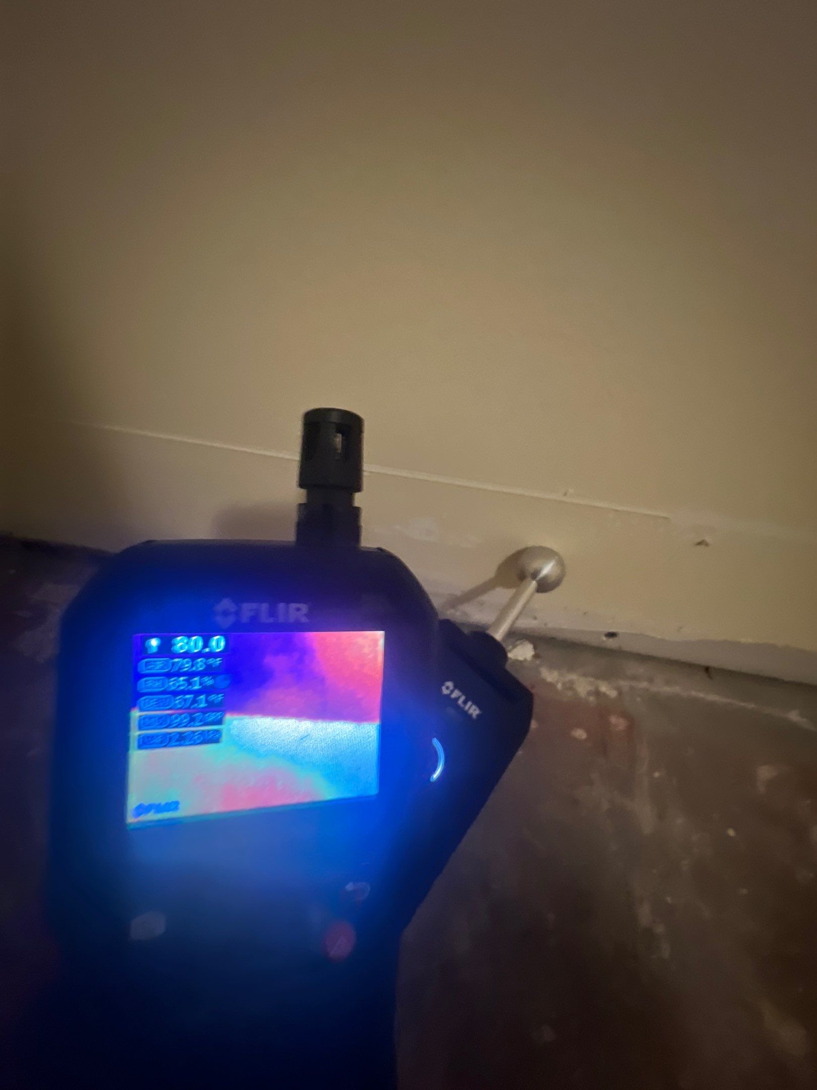 Basement water damage demo ceiling removed — Marietta, GA, Estate Solutions