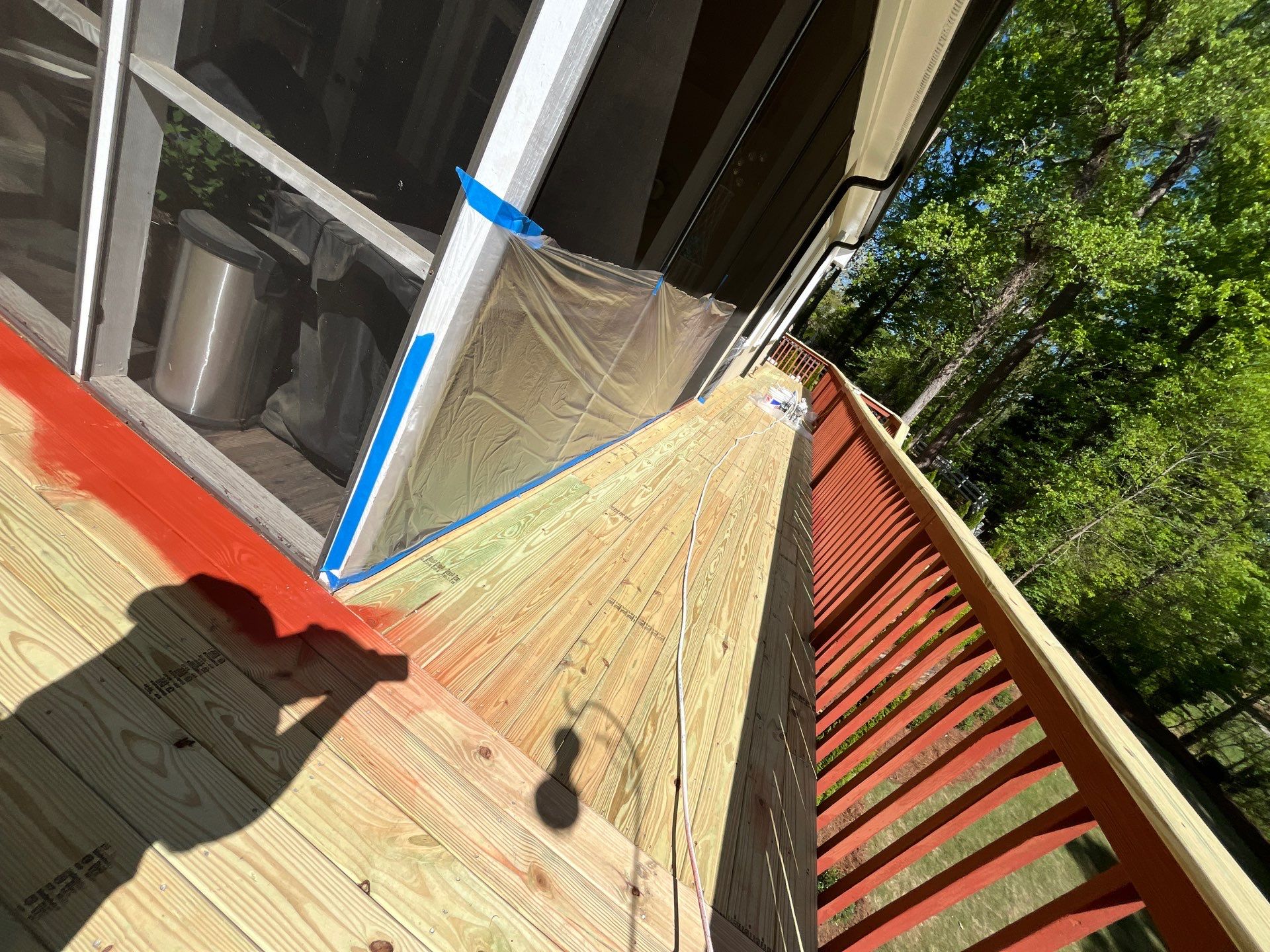 Deck refinishing — Marietta, GA, Estate Solutions