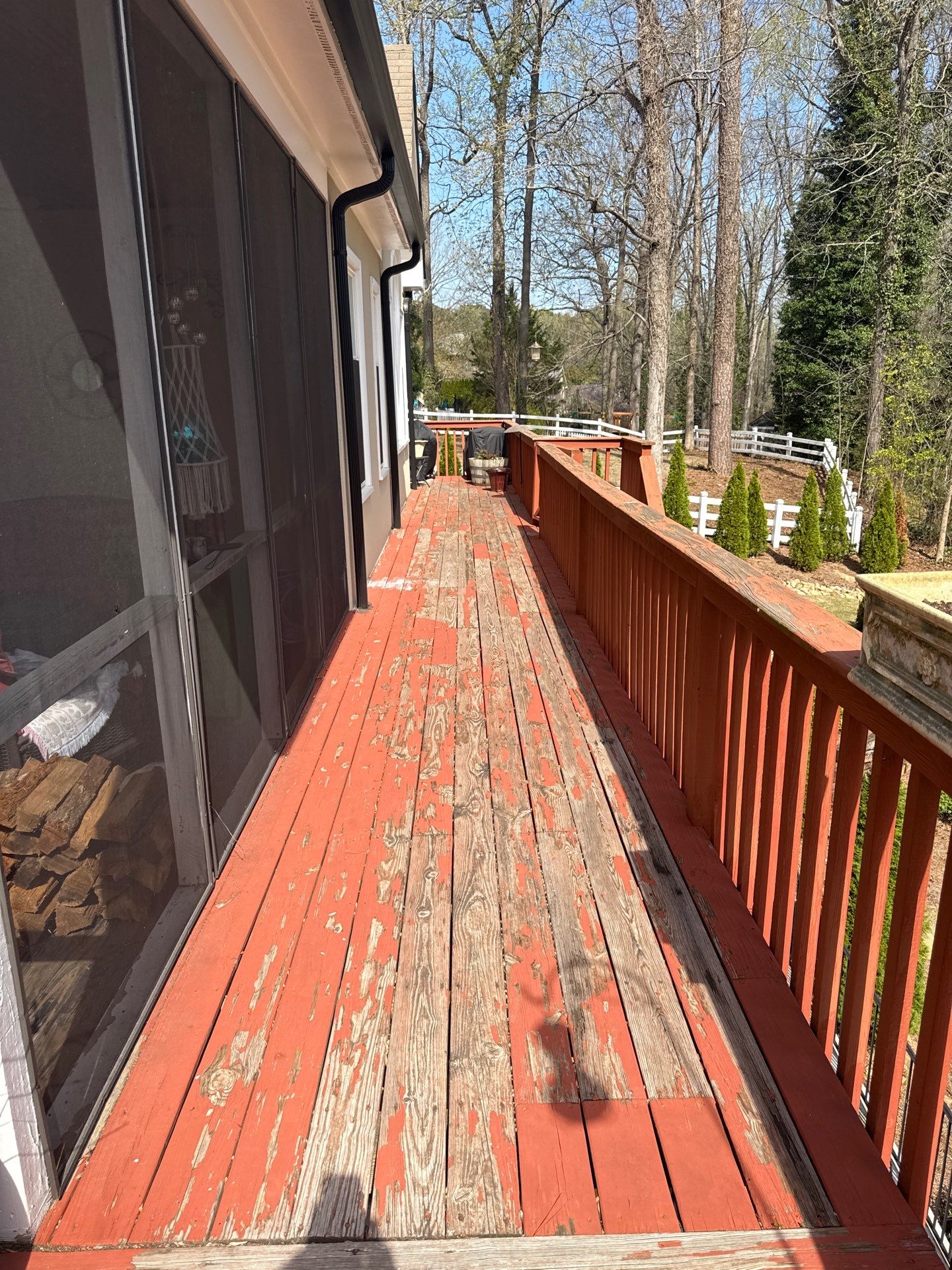 Deck restoration finished — Marietta, GA, Estate Solutions