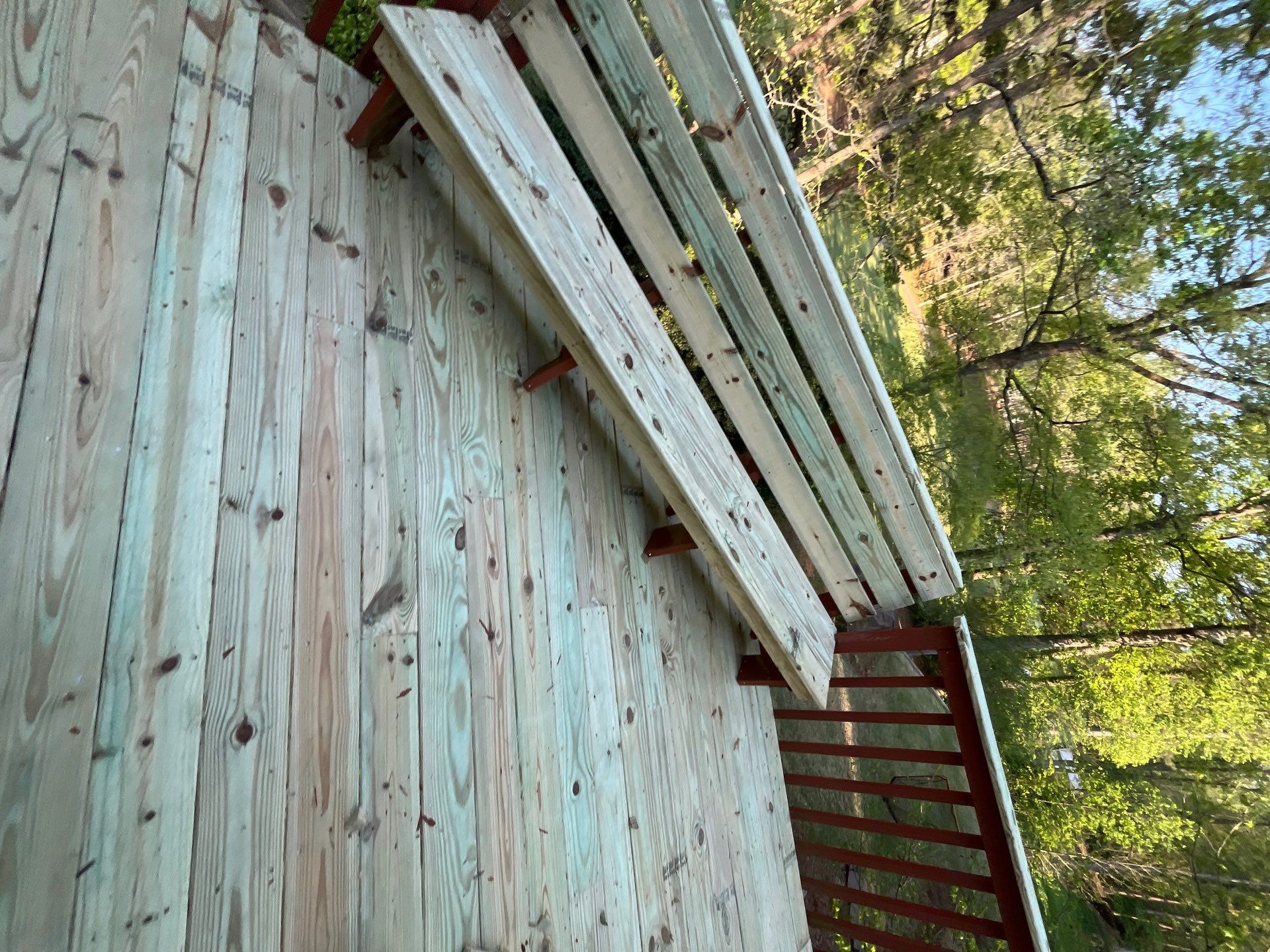 Deck stain close up — Marietta, GA, Estate Solutions