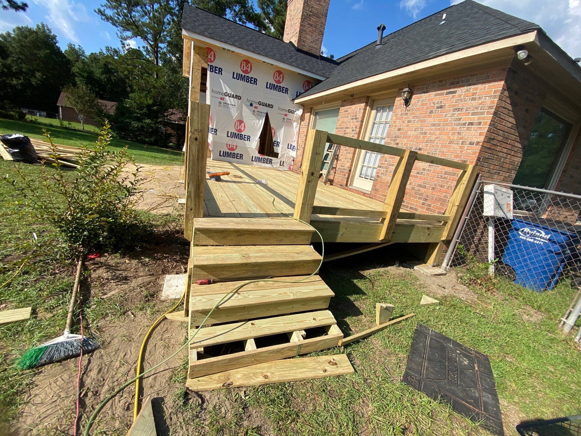 Home addition ground up construction progress — Marietta, GA, Estate Solutions