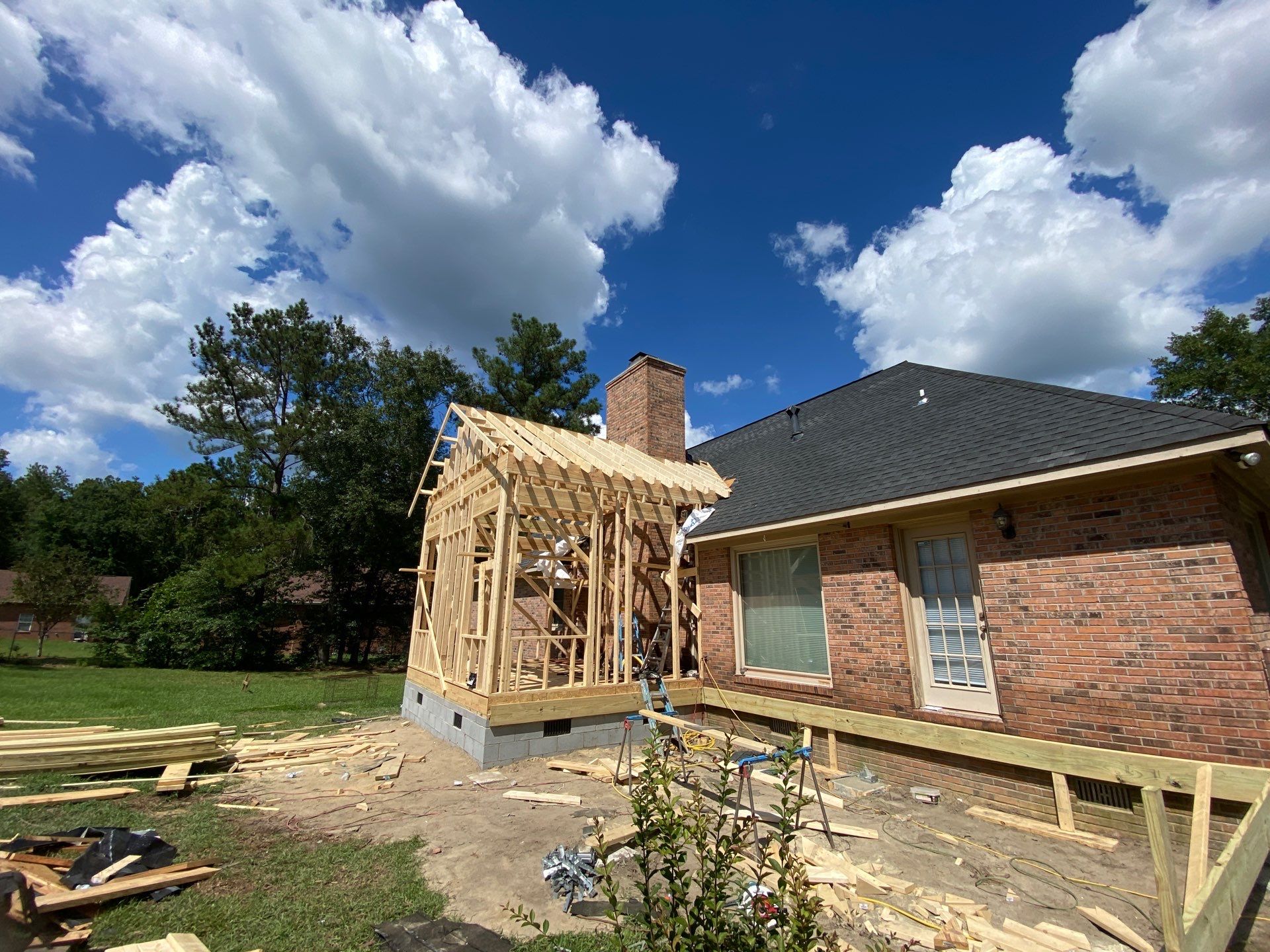 Sunroom addition after living space — Marietta, GA, Estate Solutions