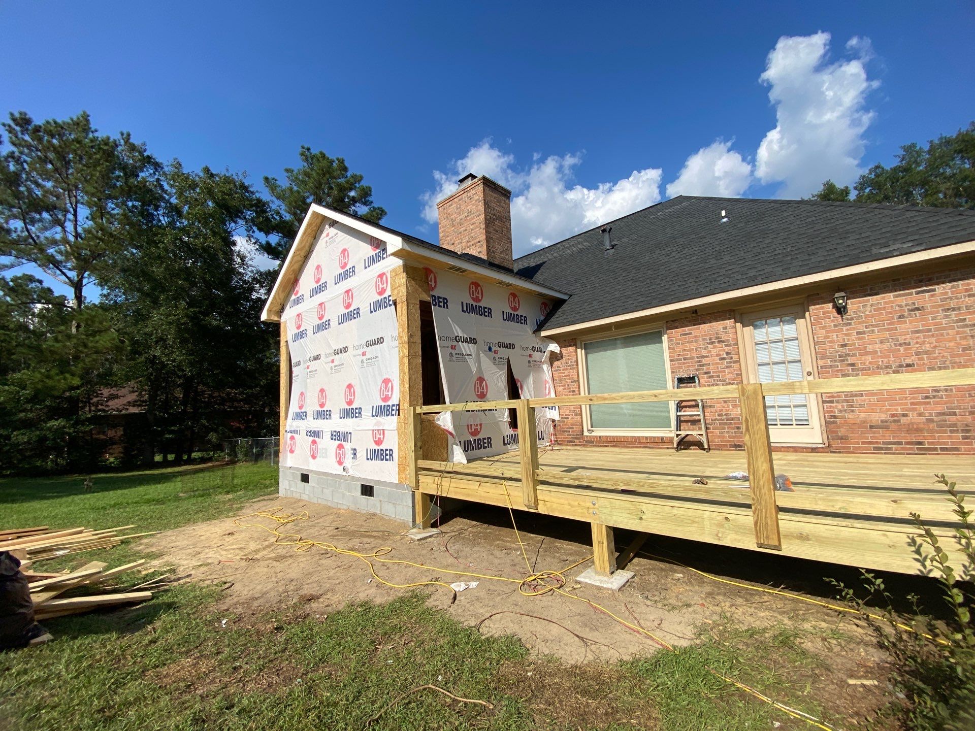 Sunroom addition insulation install — Marietta, GA, Estate Solutions