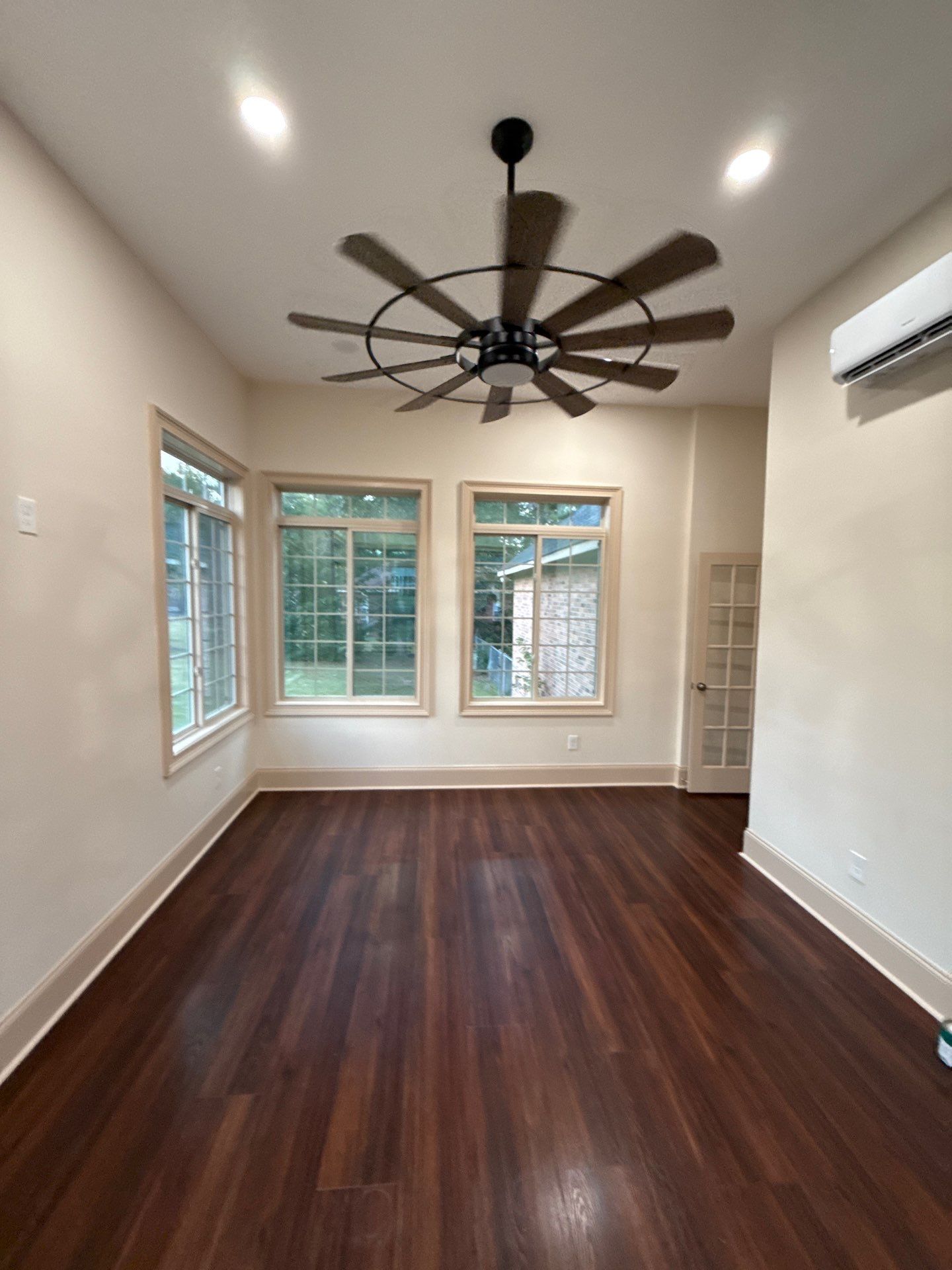 Sunroom addition stone base siding — Marietta, GA, Estate Solutions