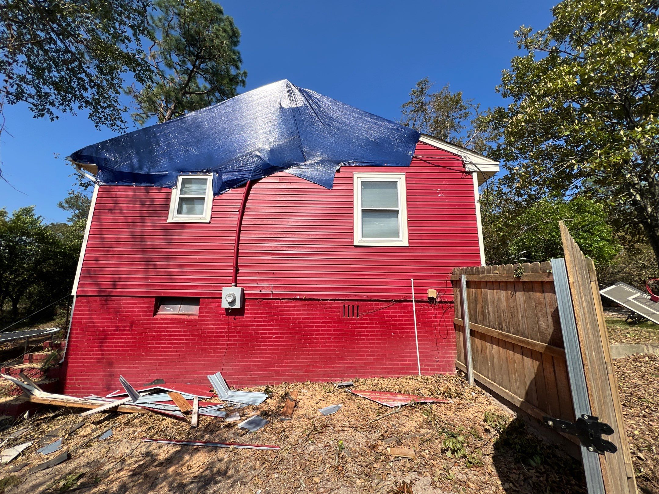 Interior exterior storm damage severe impact — Acworth, GA, Estate Solutions