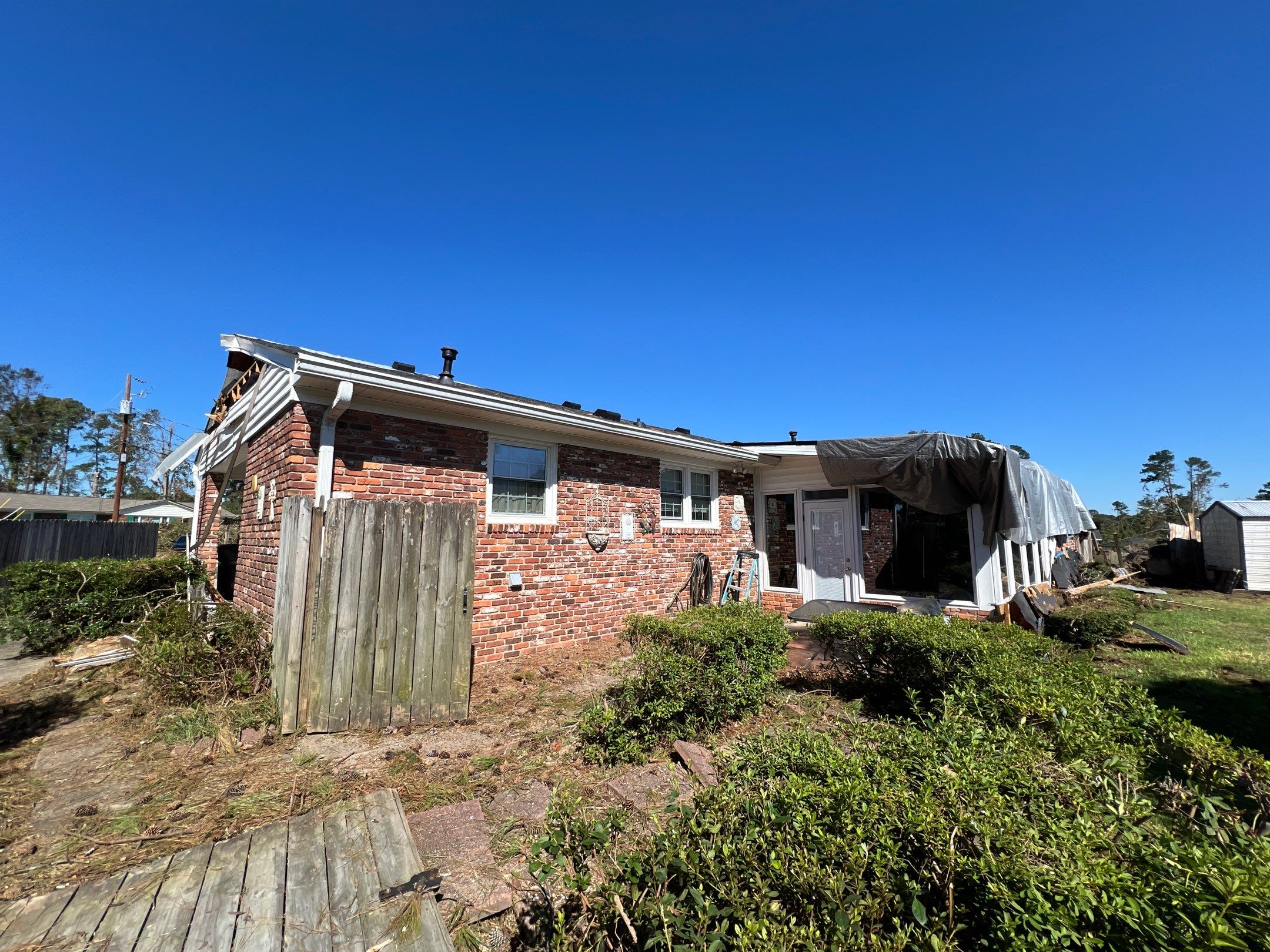 After: Ceiling collapse from water intrusion — Marietta, GA