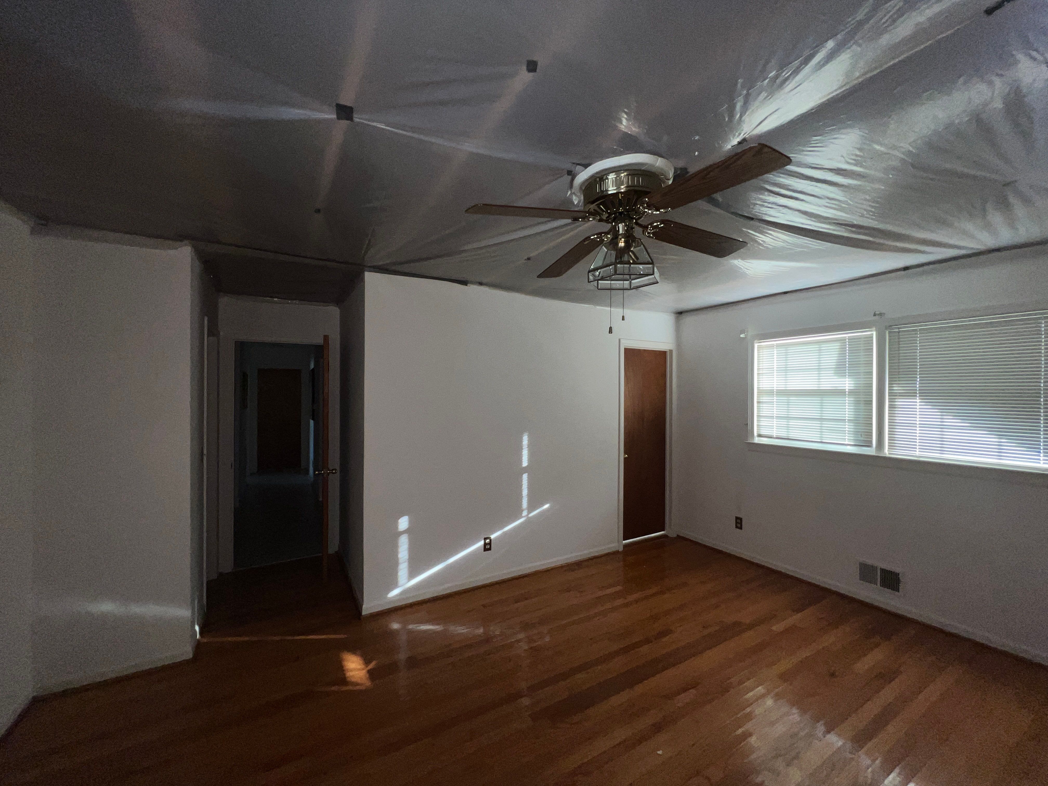 Interior storm water damage before wide — Marietta, GA, Estate Solutions