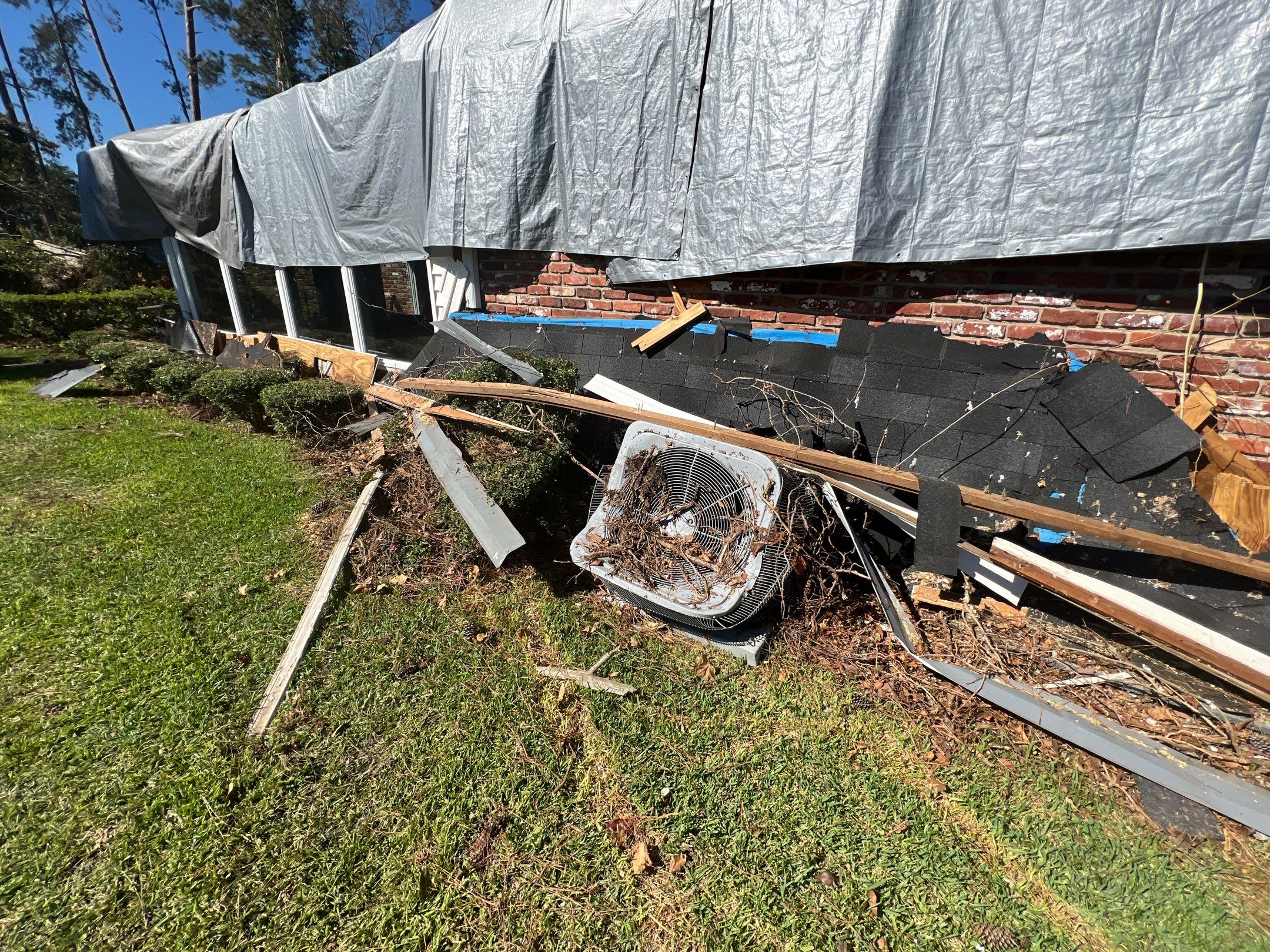 Interior storm water damage ceiling stain — Marietta, GA, Estate Solutions