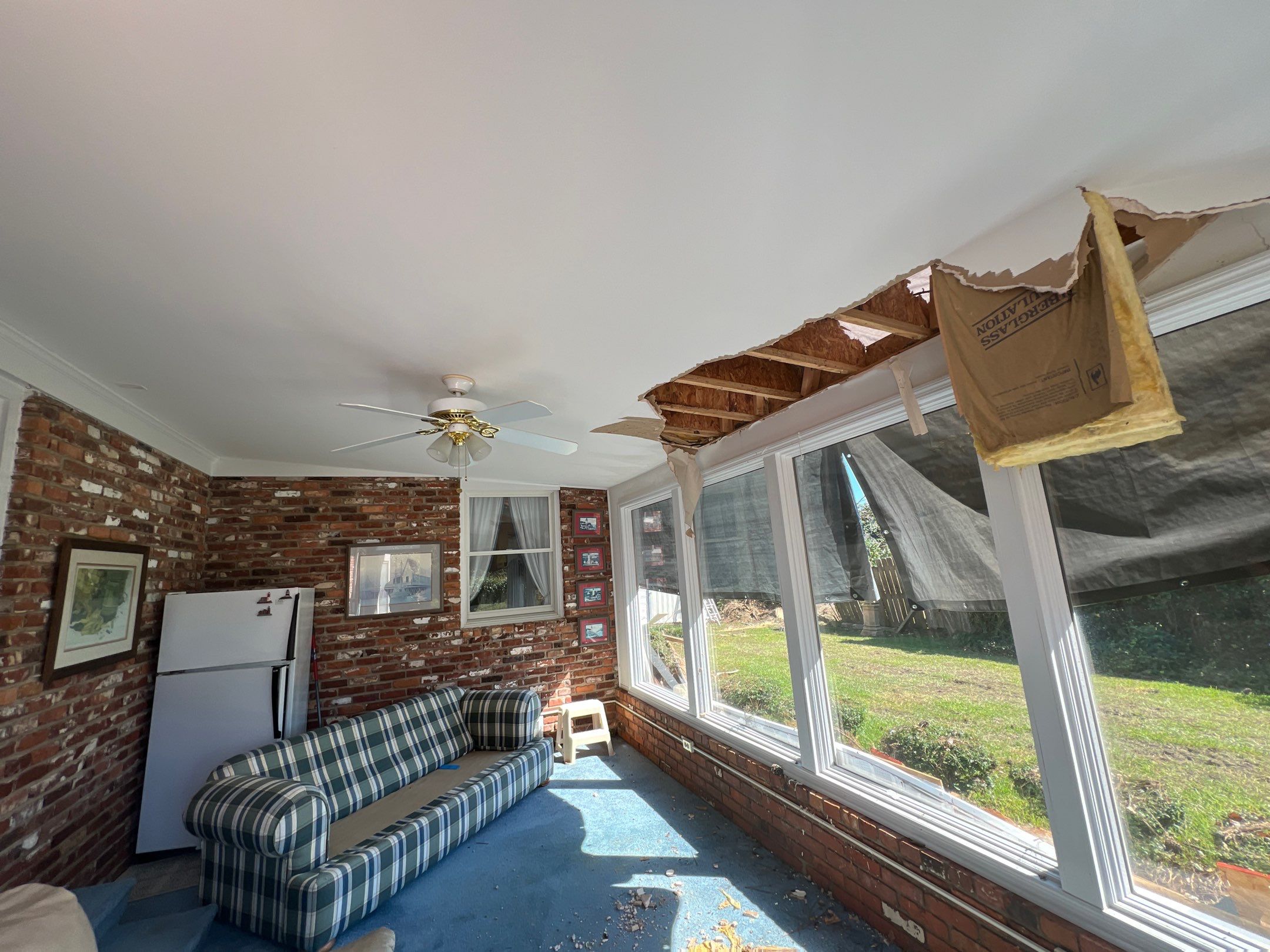 Before: Mold remediation after water intrusion — Marietta, GA